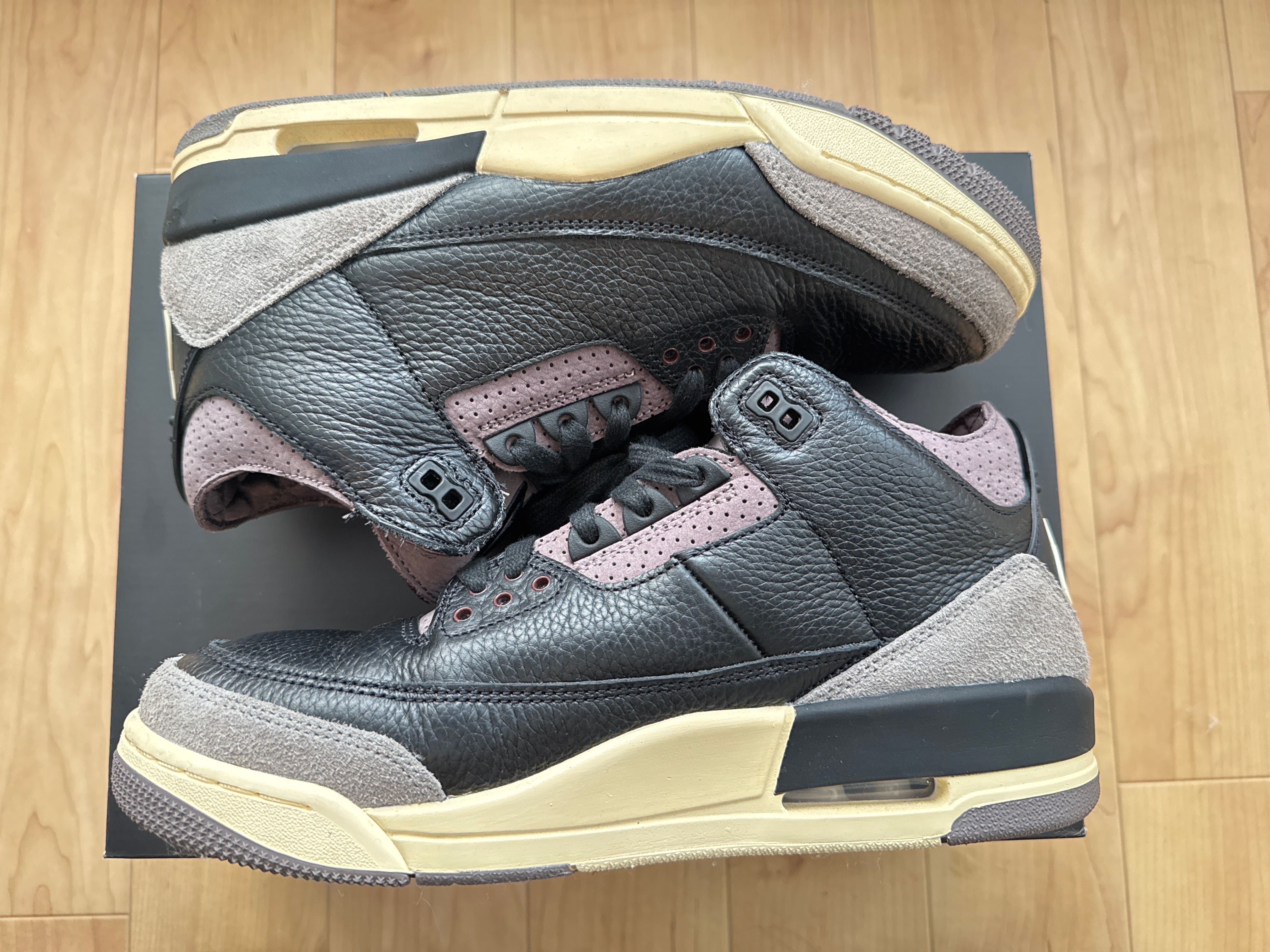 A Ma Maniere × Nike Women's Air Jordan 3 Retro OG SP "Black and Flat Pewter/WYWS"