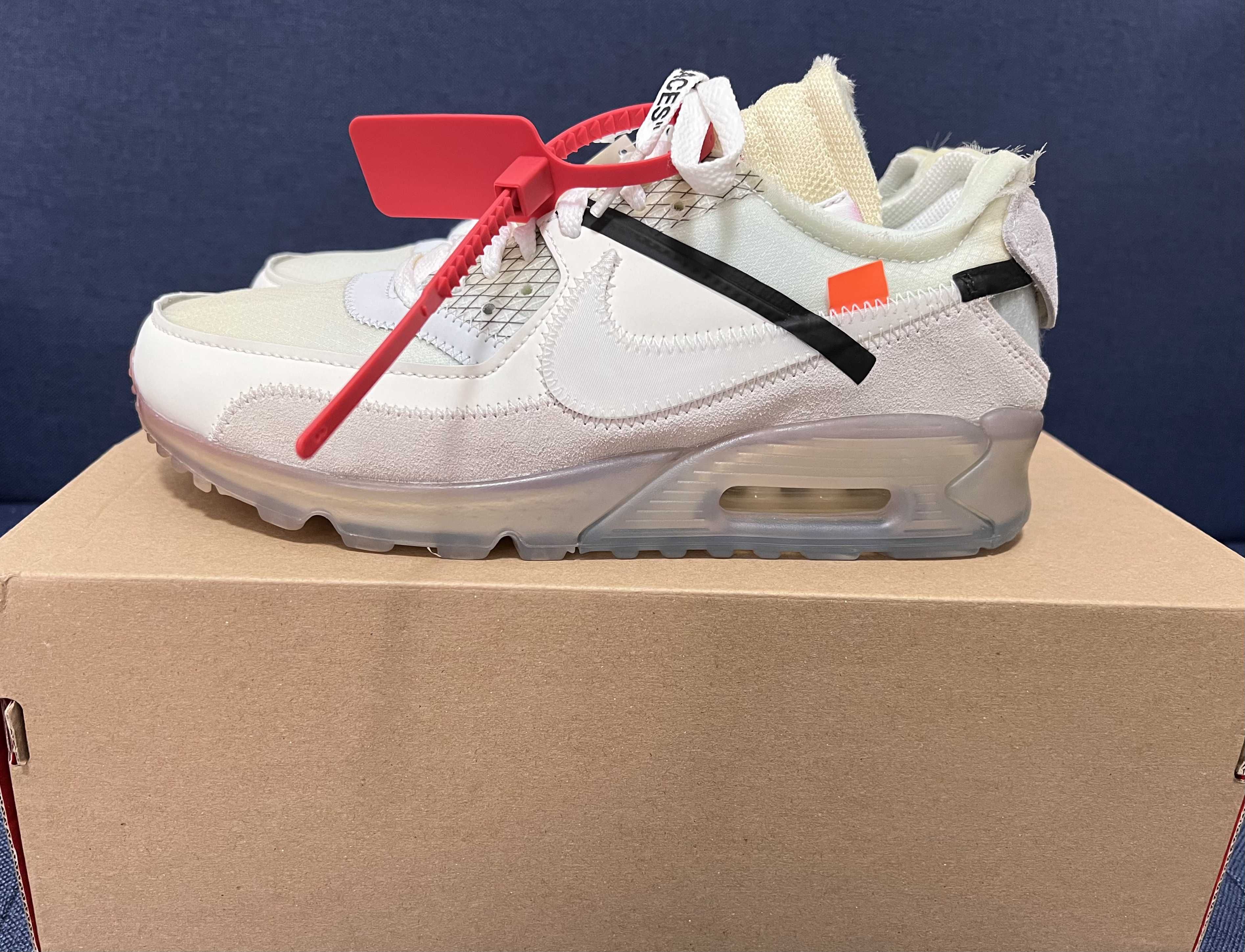 Off-White × Nike Air Max 90 "The 10/Sail"