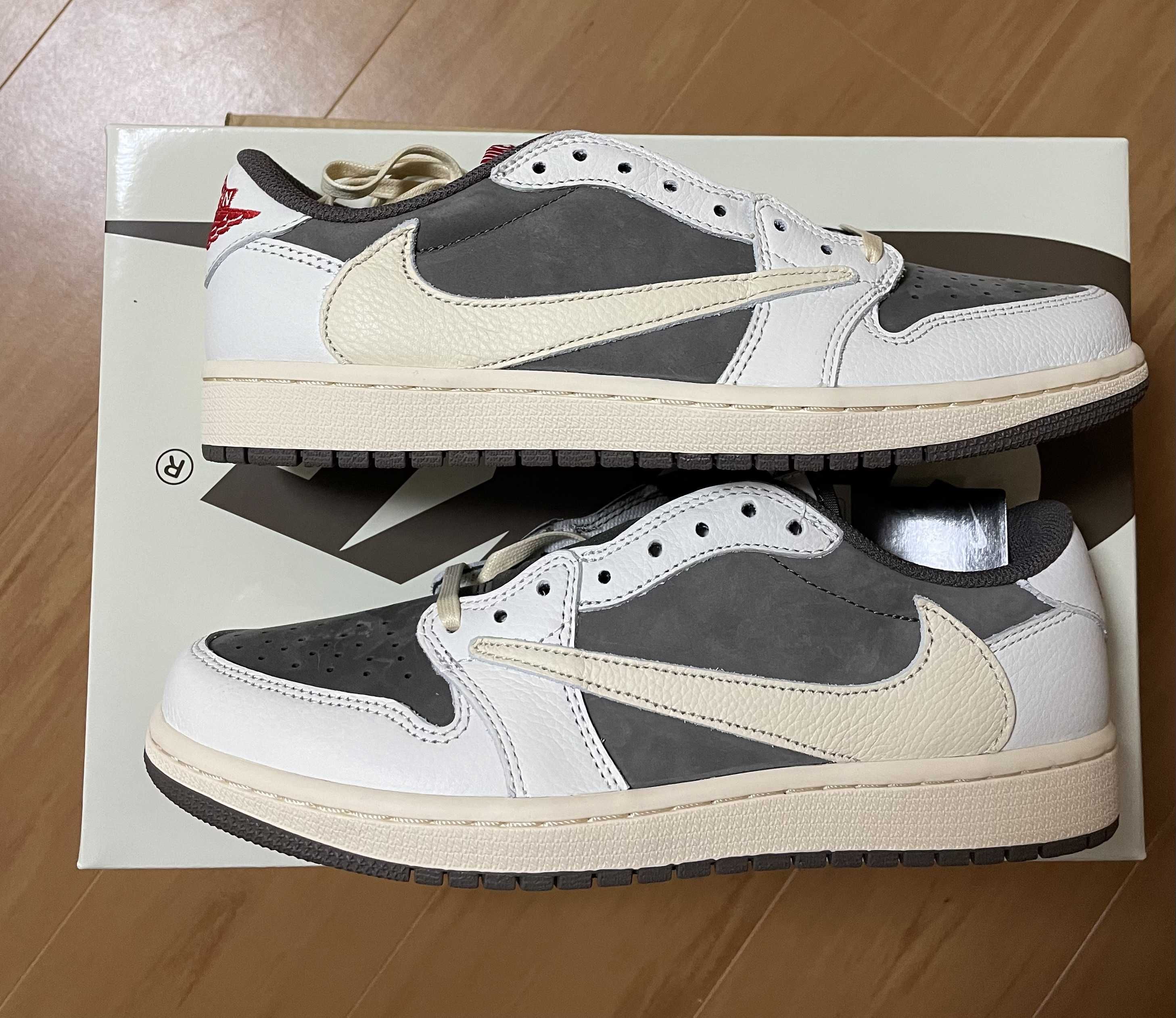 Travis Scott × Nike Air Jordan 1 Low OG SP "Reverse Mocha/Sail and Ridgerock"