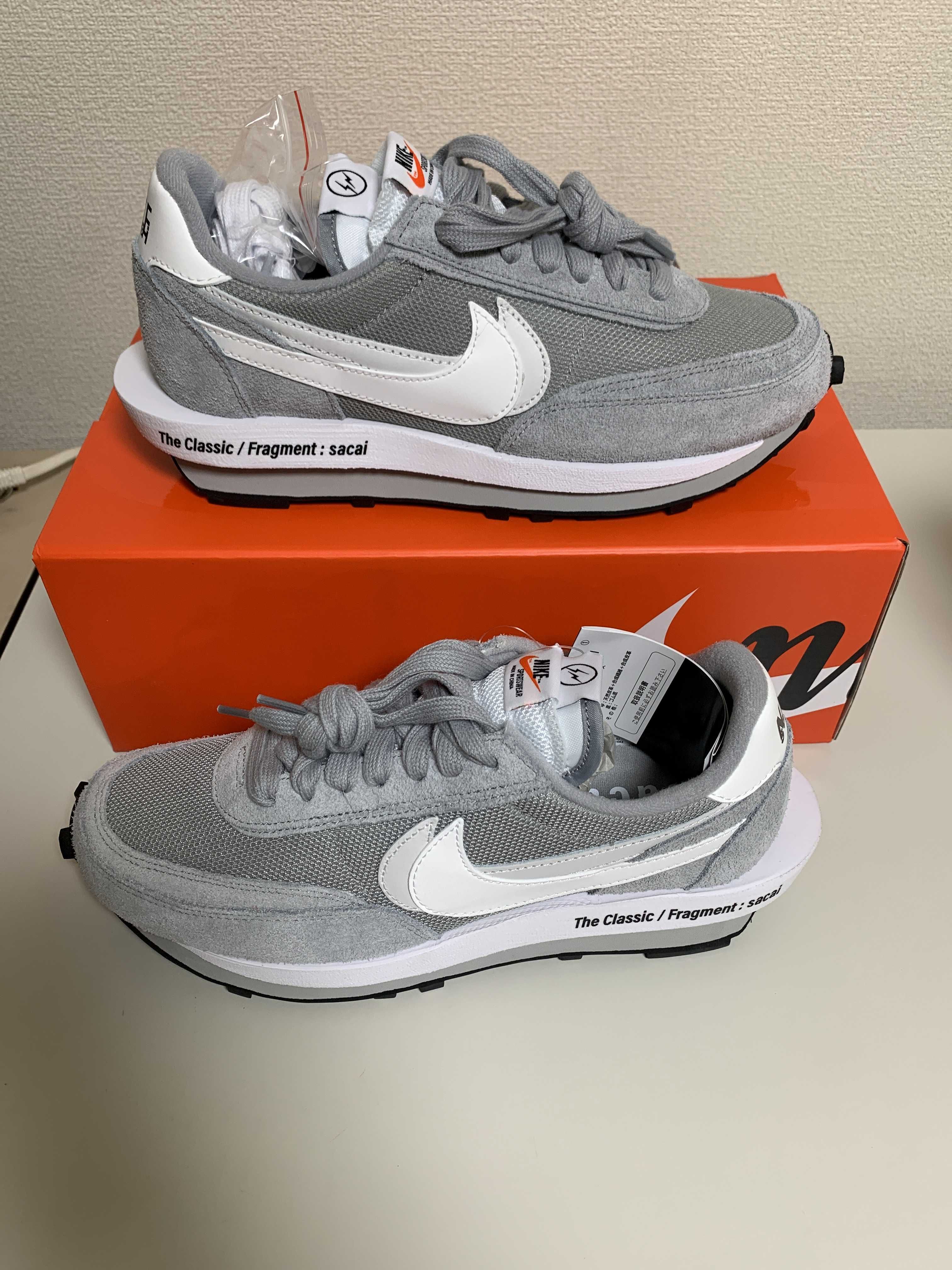 Fragment × sacai × Nike LD Waffle "Light Smoke Grey"