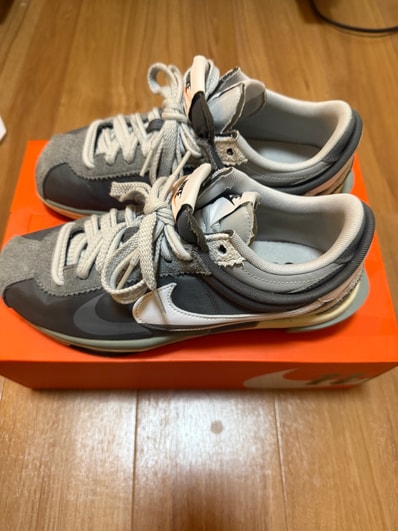 sacai × Nike Zoom Cortez "Iron Grey"