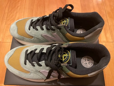 Stone Island × New Balance 574 Legacy "Green Clay"