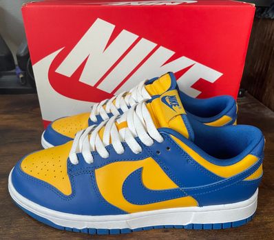 Nike Dunk Low "Blue Jay and University Gold"