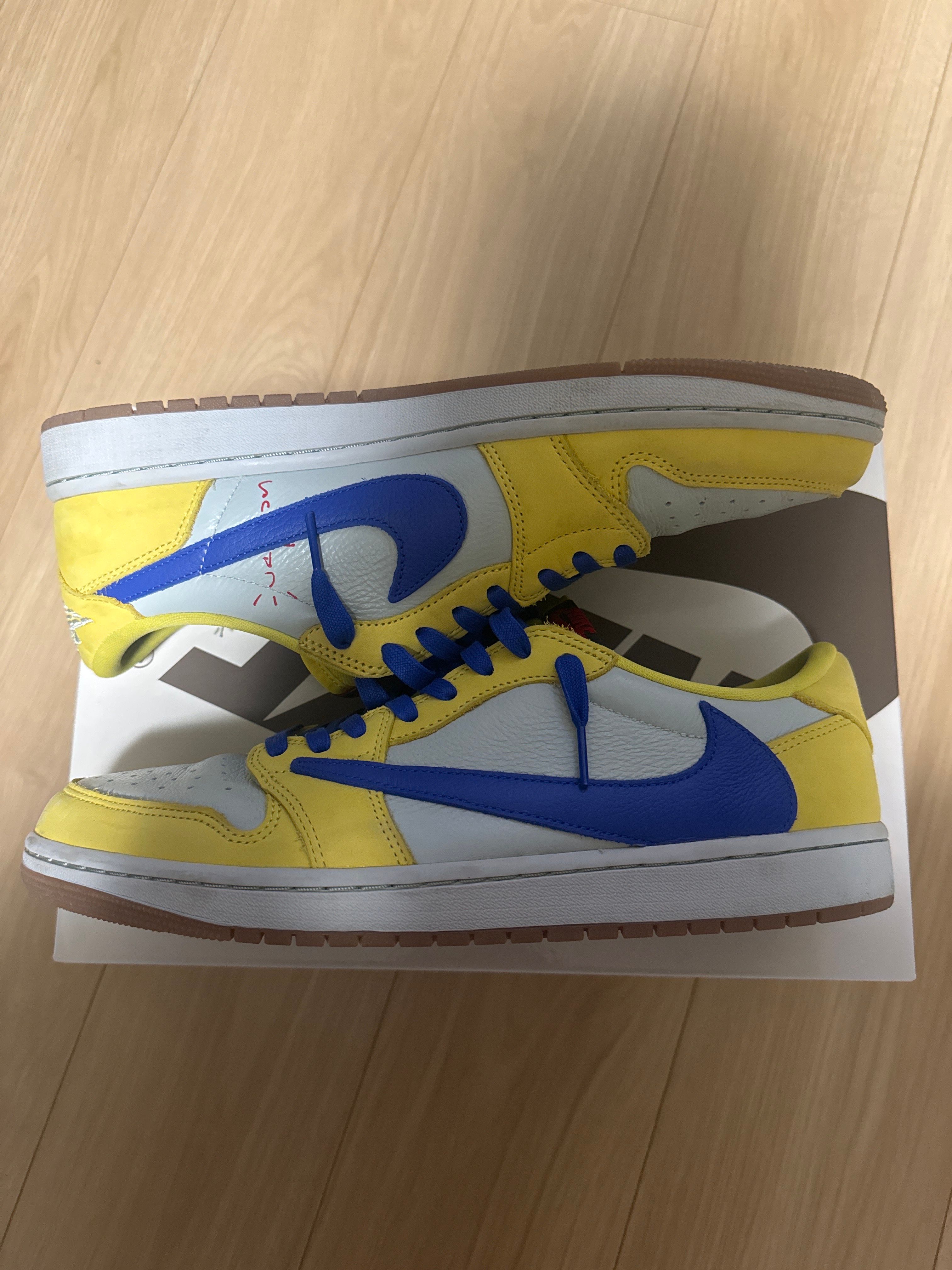 Travis Scott × Nike Women's Air Jordan 1 Retro Low OG "Canary"
