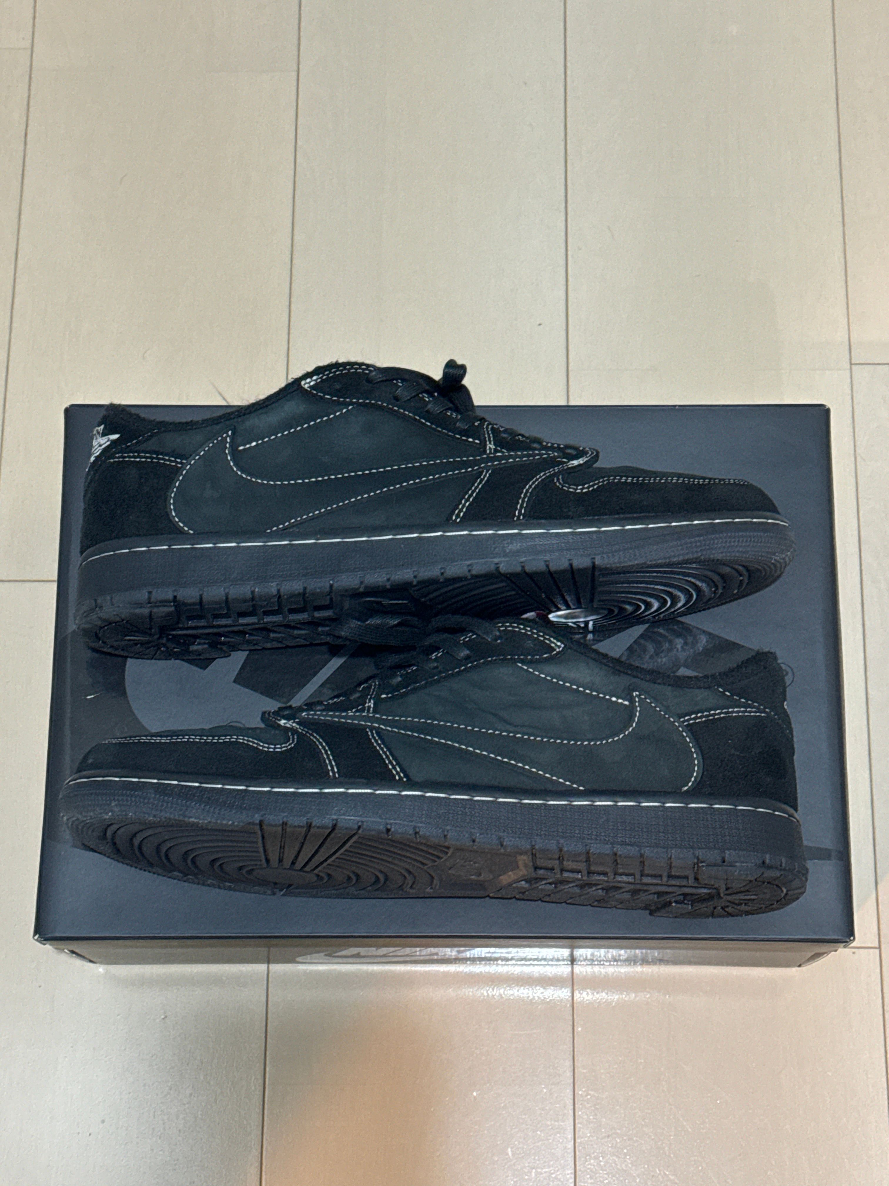 Travis Scott × Nike Air Jordan 1 Low OG SP "Black Phantom"