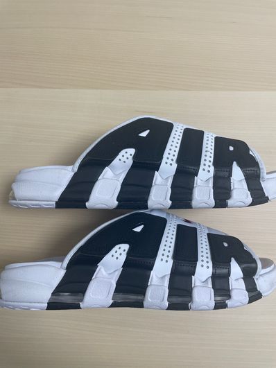 Nike Air More Uptempo Slide "White and Black"