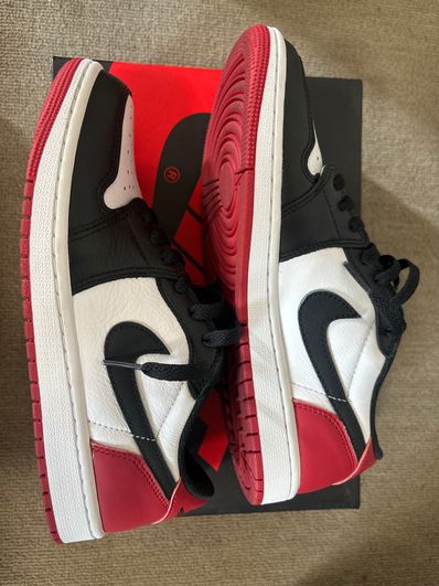 Nike Air Jordan 1 Retro Low OG "Black Toe"