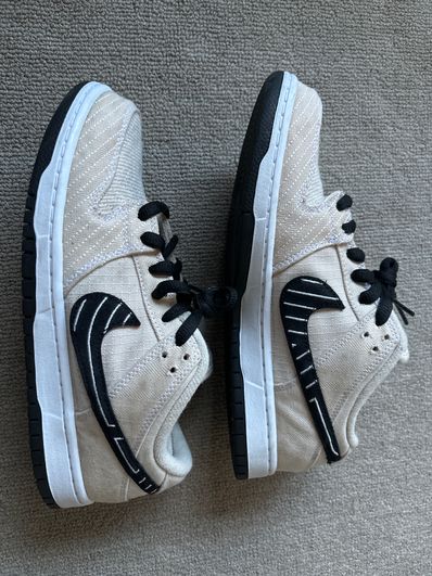 Albino & Preto × Nike SB Dunk Low Pro QS "Pearl White"