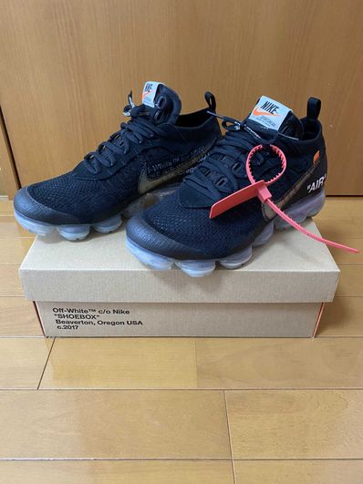 Off-White × Nike Air Vapormax "Black/Total Orange/Clear"