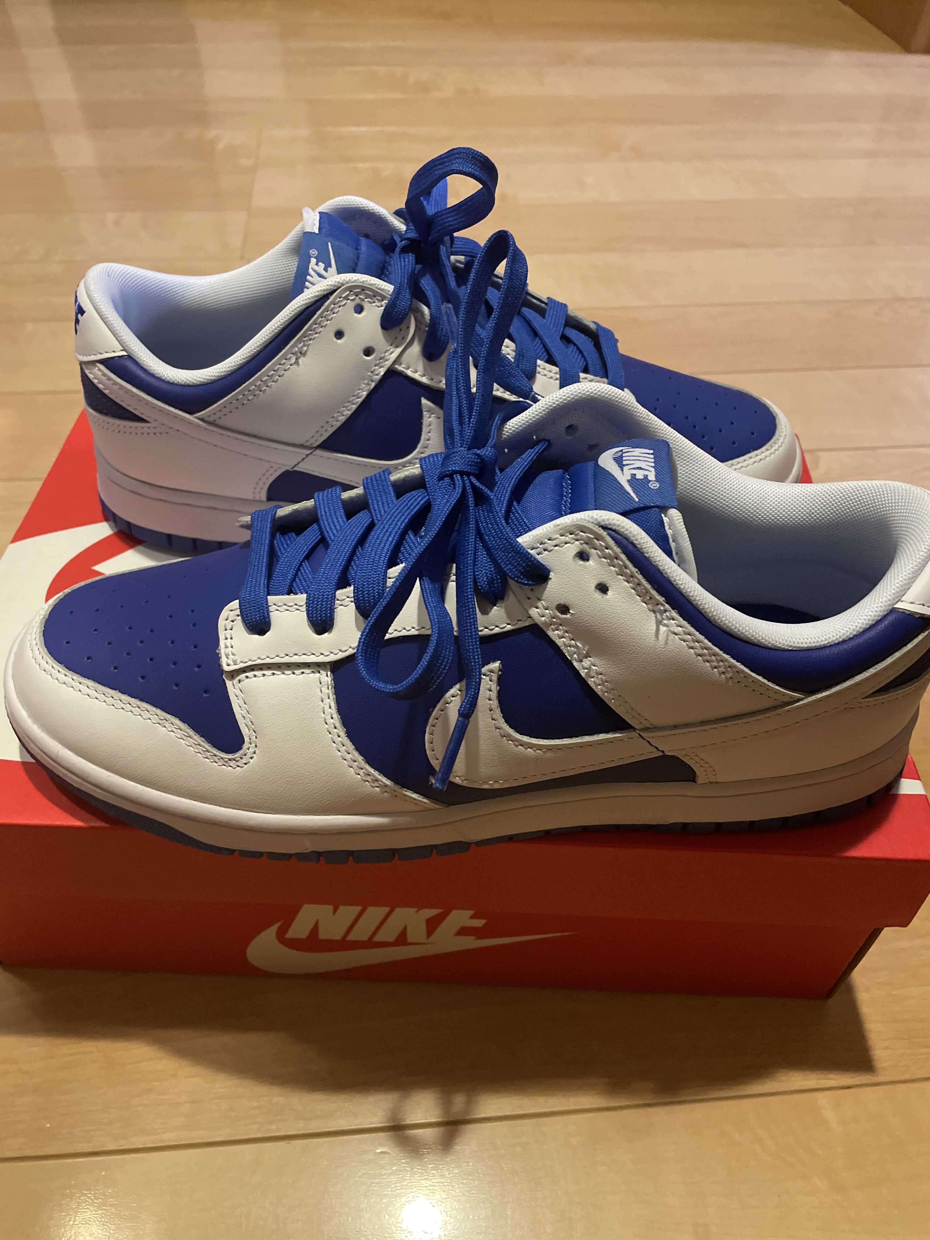 Nike Dunk Low Retro "Racer Blue and White"