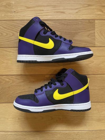 Nike Dunk High EMB "Lakers"