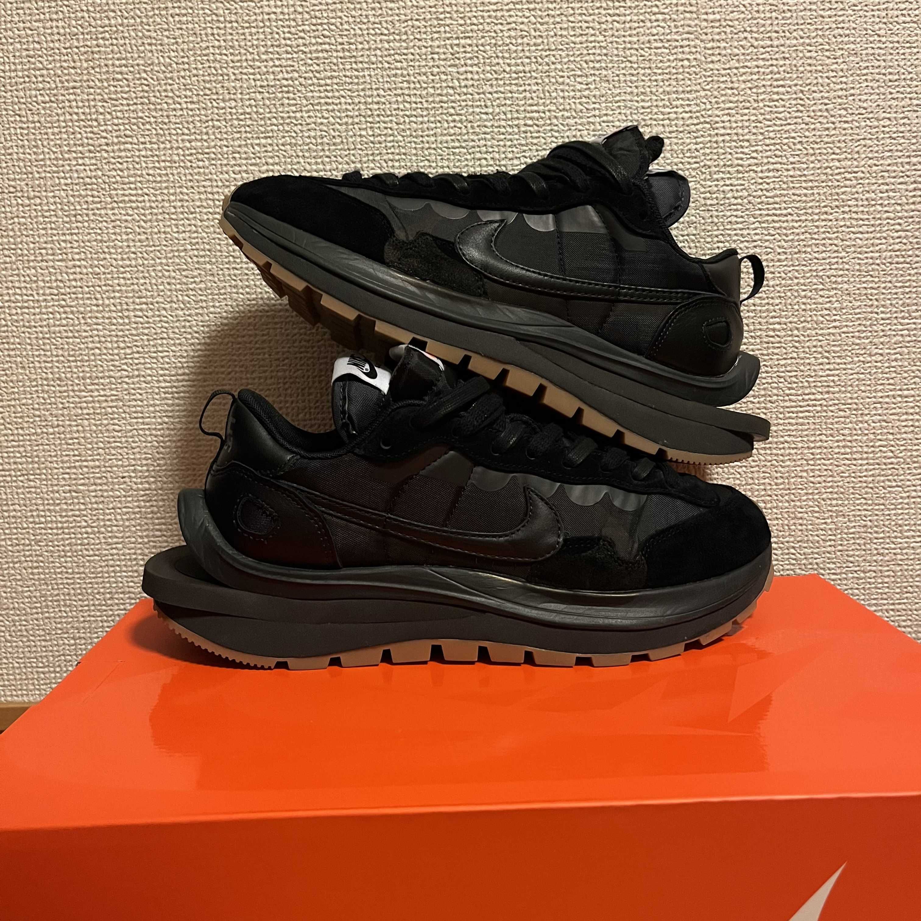 sacai × Nike VaporWaffle "Black Gum"