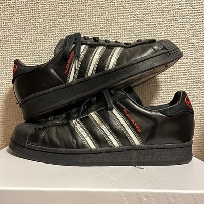 PLEASURES × adidas CONSORTIUM SUPERSTAR "BLACK"