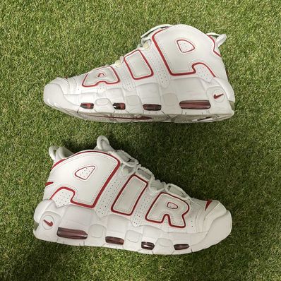NIKE AIR MORE UPTEMPO "WHITE/VARSITY RED" (2021)