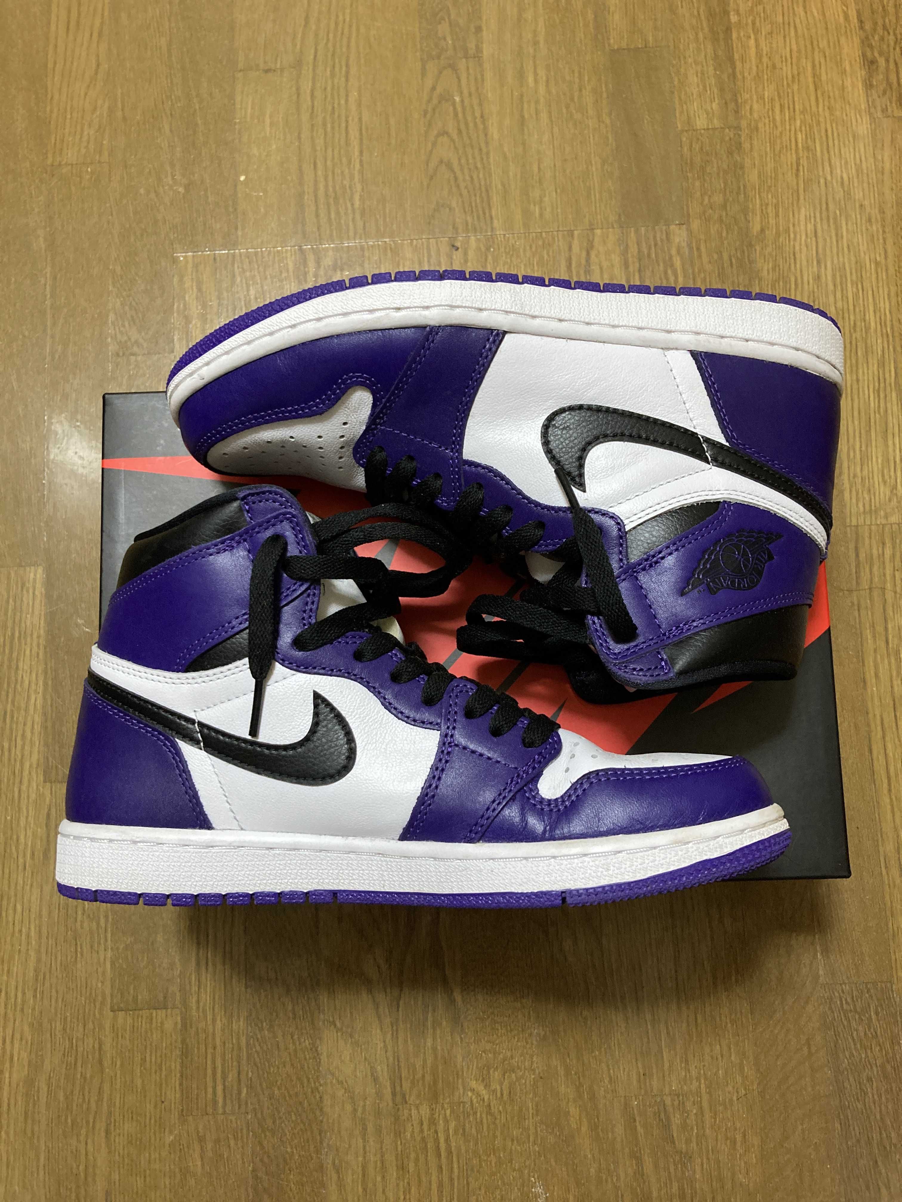 Nike Air Jordan 1 Retro High OG "Court Purple White/Black" (2020)   