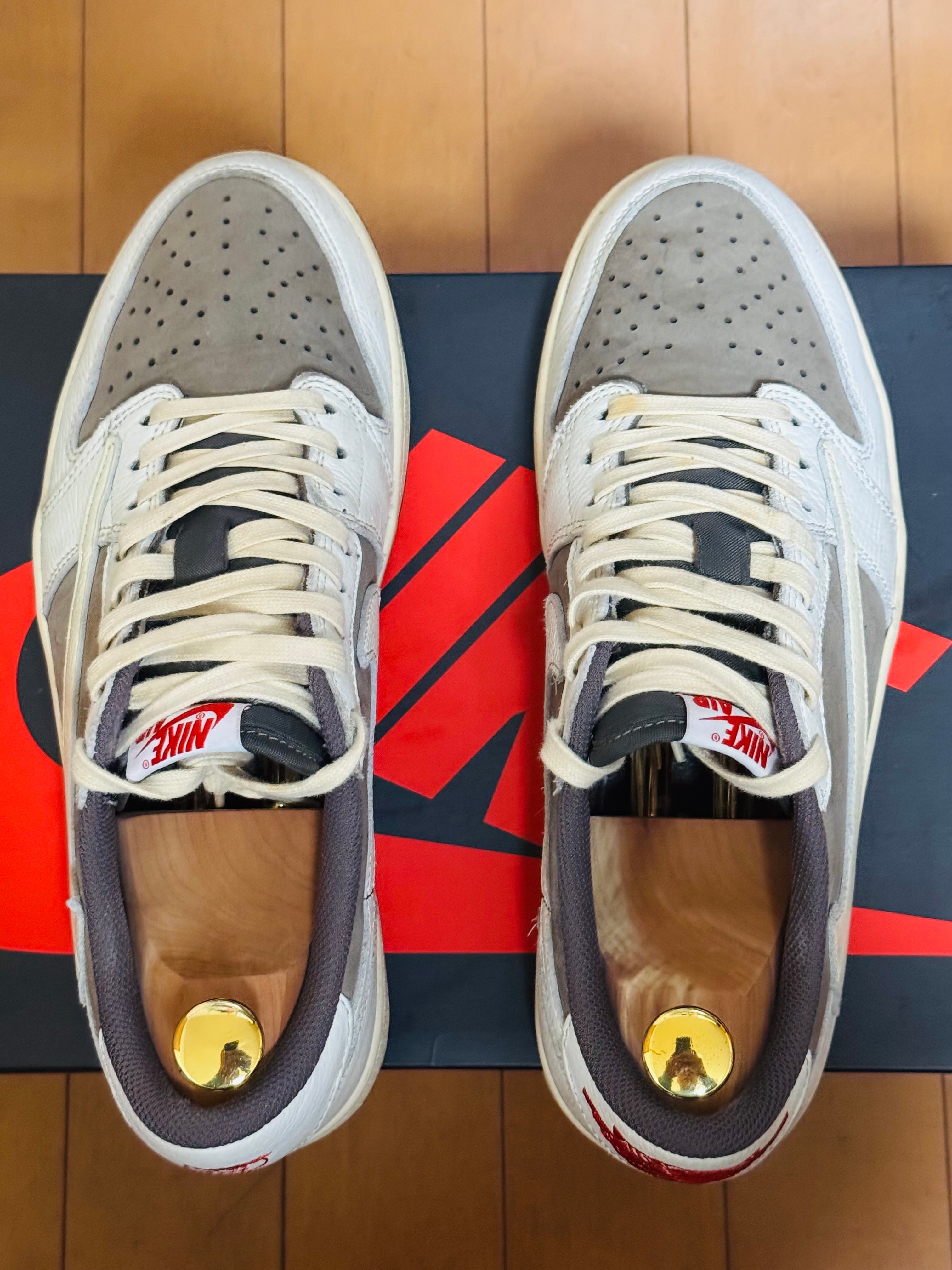 Travis Scott × Nike Air Jordan 1 Low OG SP "Reverse Mocha/Sail and Ridgerock"