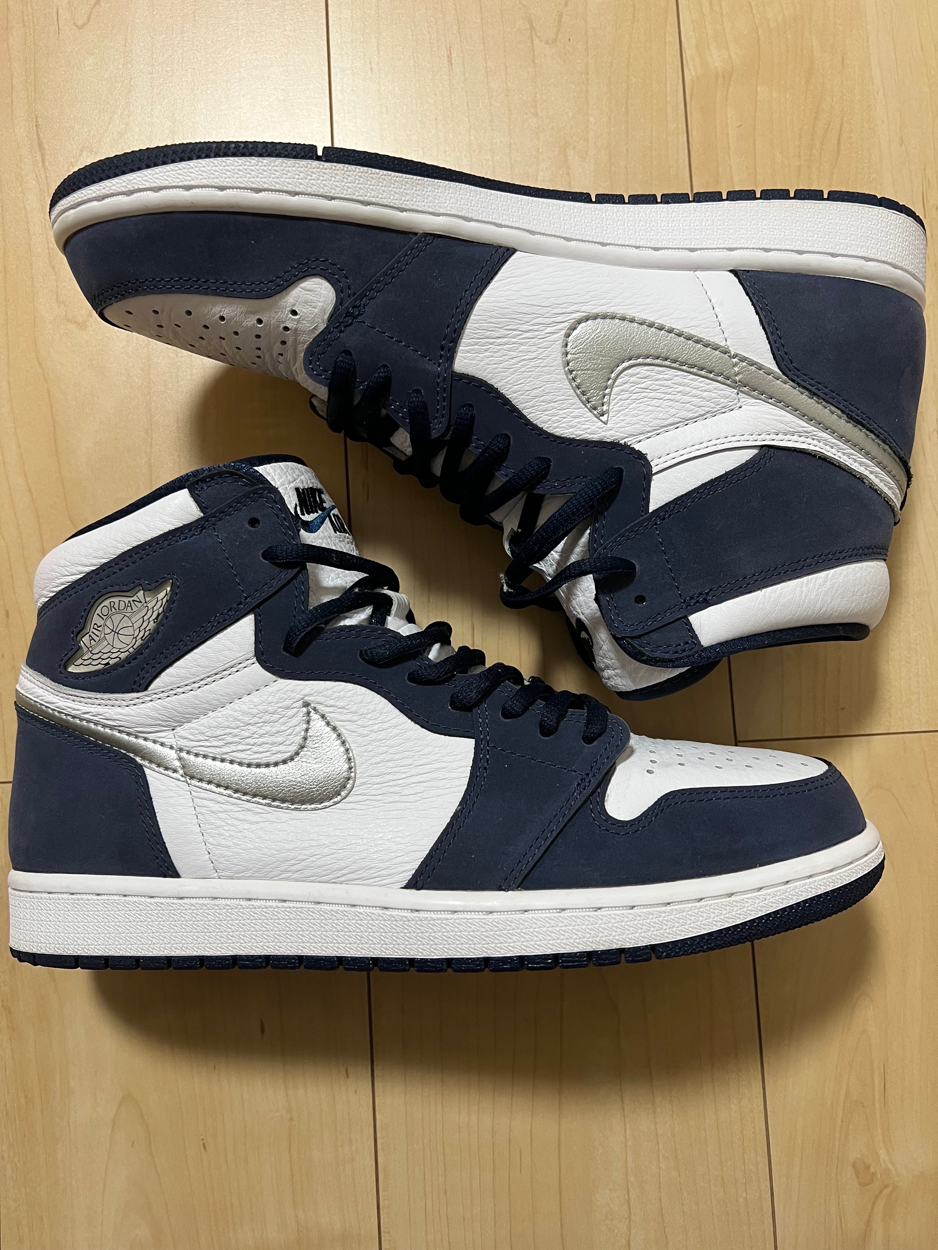 Nike Air Jordan 1 High OG CO.JP "White/Midnight Navy" (2020)(ブリーフケースなし)
