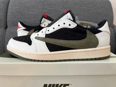 Travis Scott × Nike Women's Air Jordan 1 Low OG "Medium Olive"