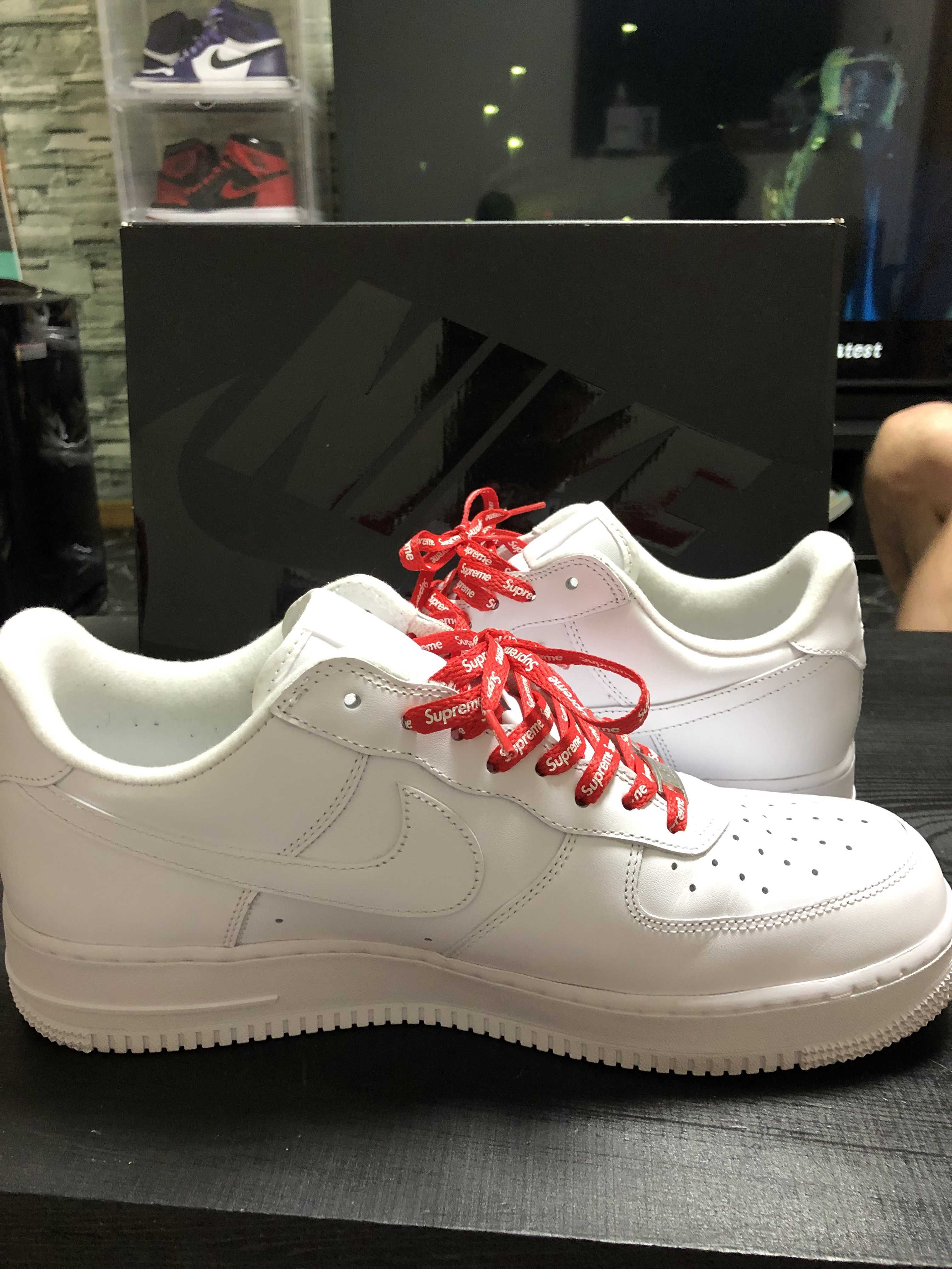 Supreme × Nike Air Force 1 Low "White"