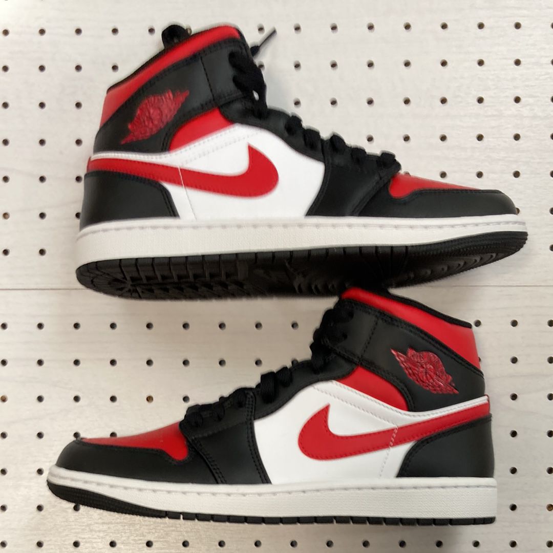 Nike Air Jordan 1 Mid "Black/Gym Red/White"