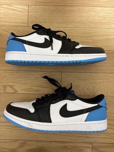 Nike Air Jordan 1 Low OG "Black and Dark Powder Blue/UNC"