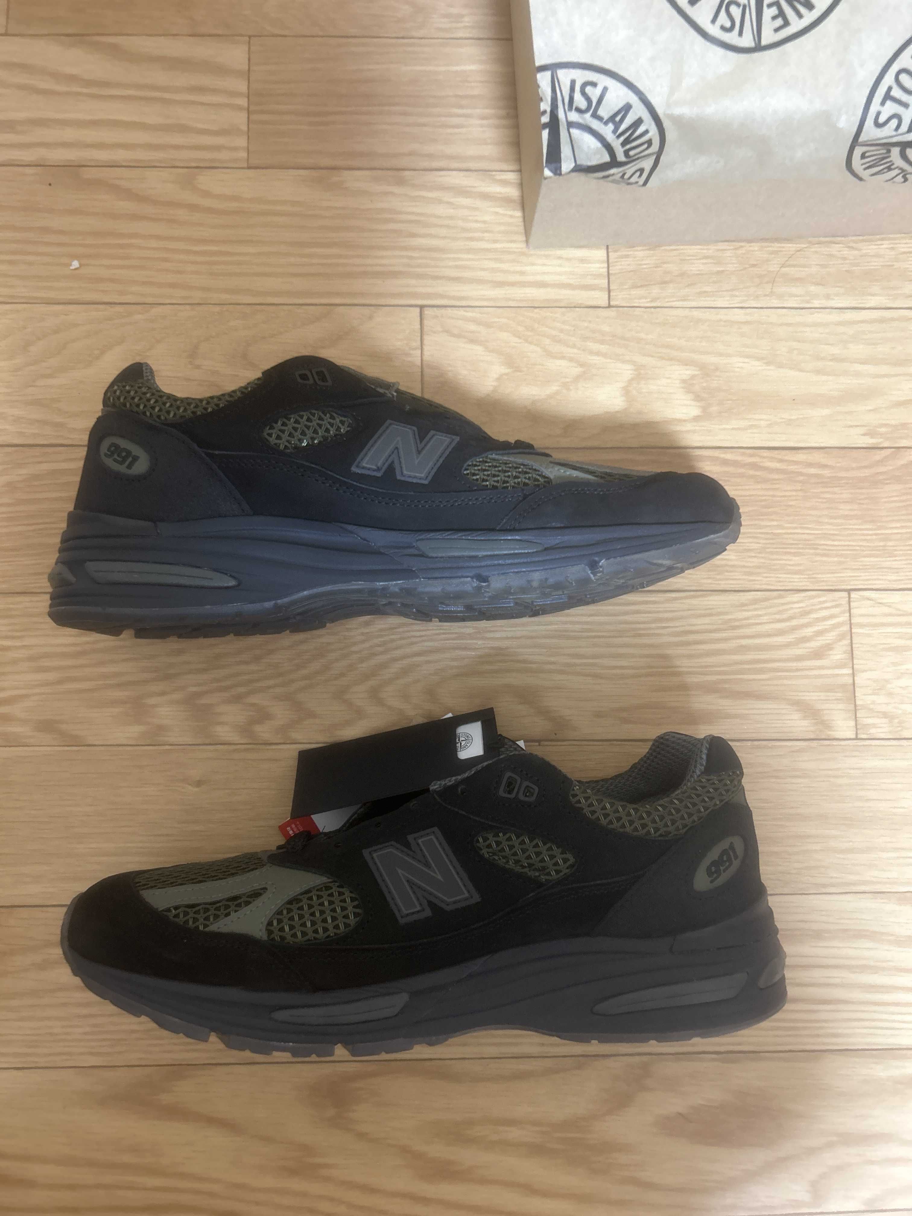 Stone Island × New Balance 991V2 "Black"