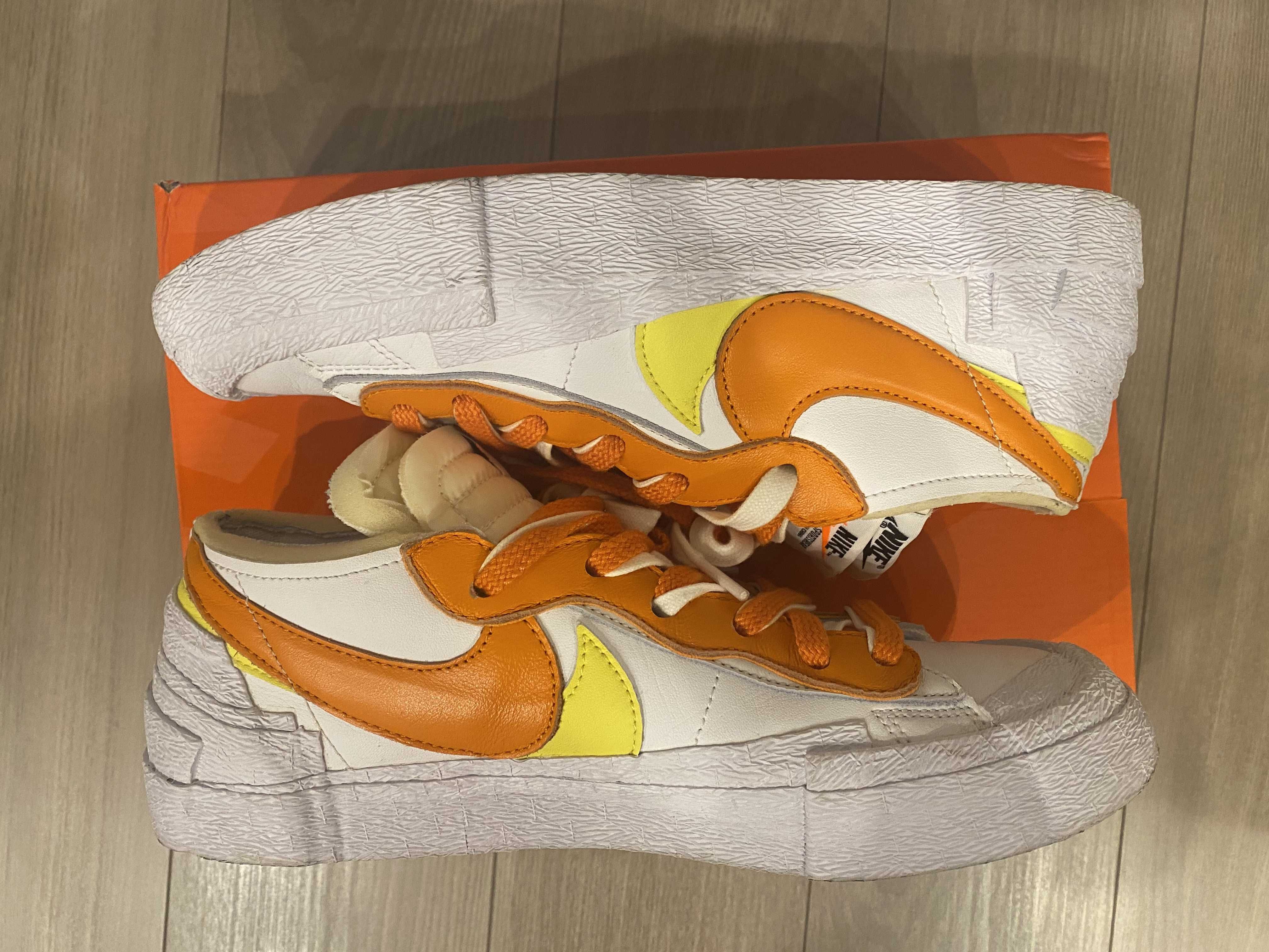 SACAI × NIKE BLAZER LOW "MAGMA ORANGE"