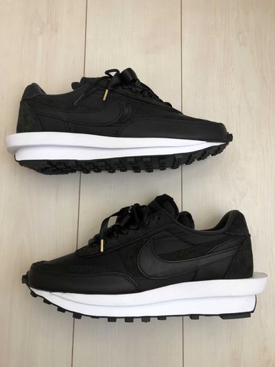 sacai × Nike LDV Waffle "Triple Black"