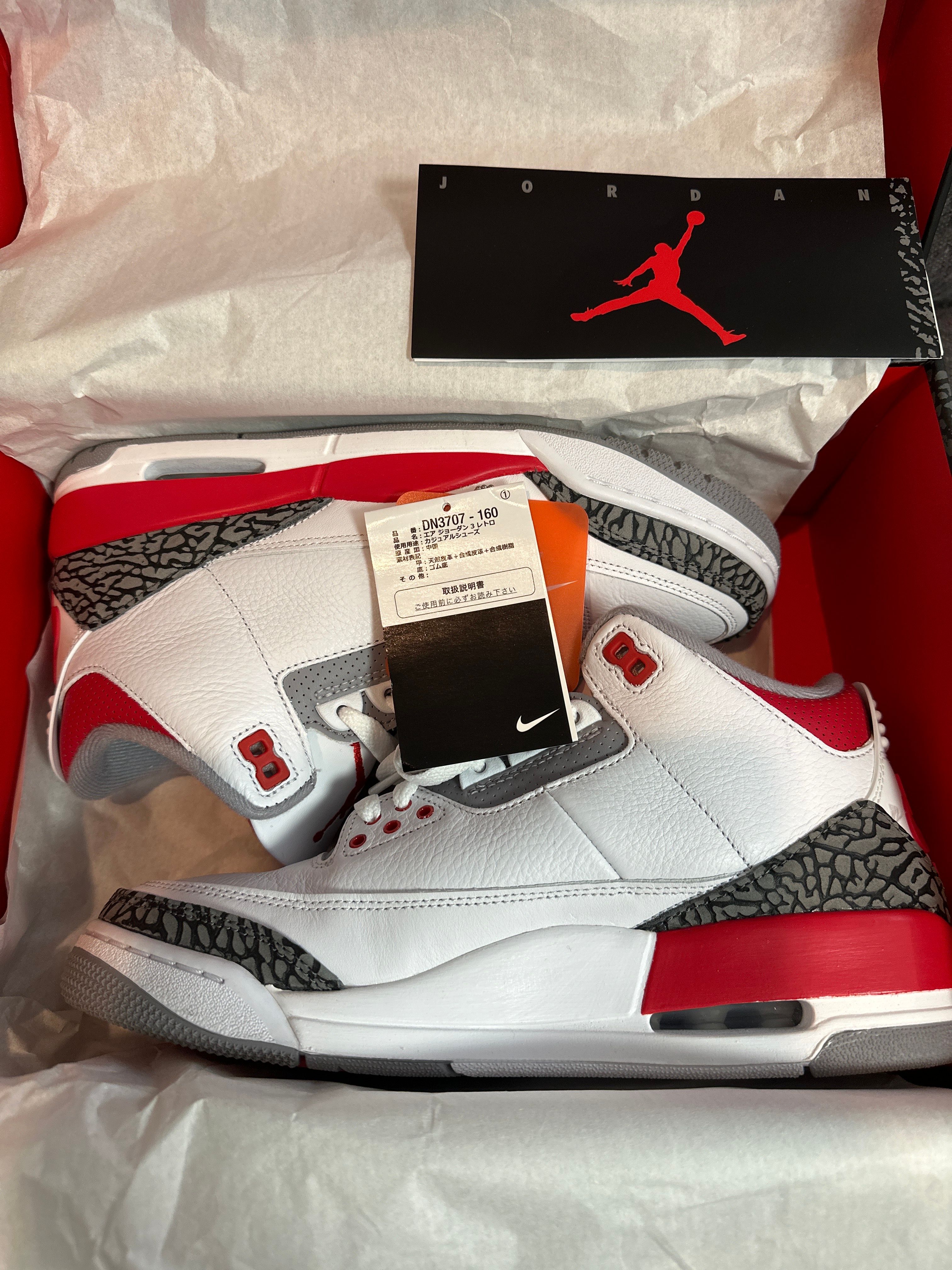 Nike Air Jordan 3 Retro OG "Fire Red" (2022)