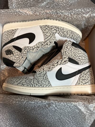 Nike Air Jordan 1 High OG "White Cement/Safari"