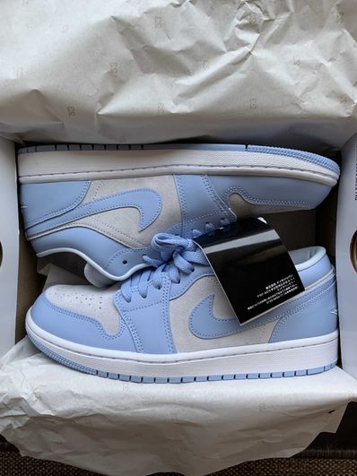 Nike Women's Air Jordan 1 Low "Football Grey/Aluminum/White"
