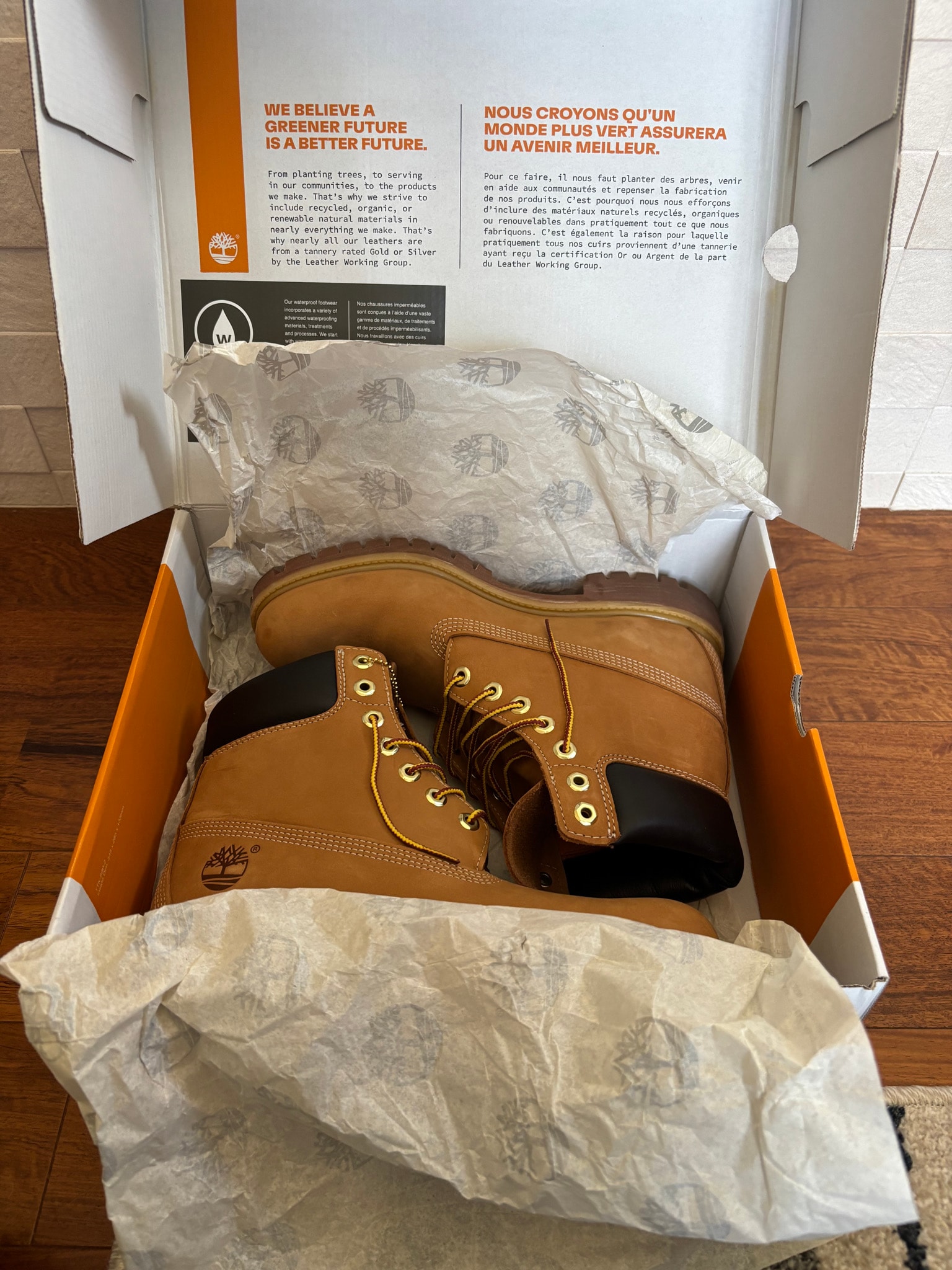 Timberland 6inch Premium Waterproof Boot "Wheat" (TB010061713/TB110061713)