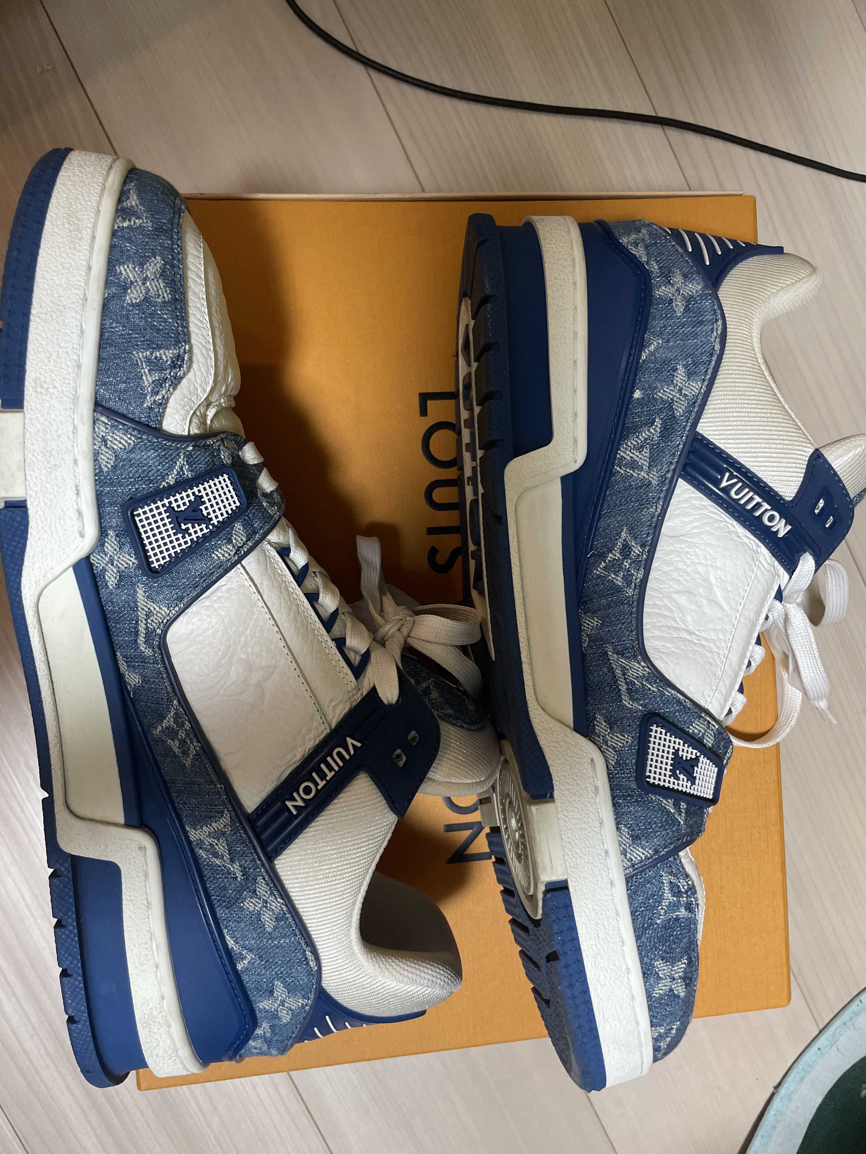 Louis Vuitton Trainer Line Sneakers "Marine"