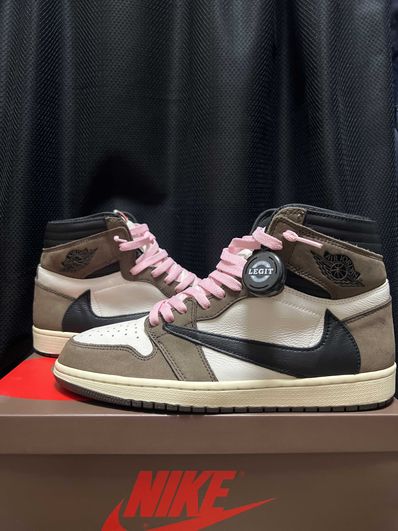 Travis Scott × Nike Air Jordan 1 Retro High OG TS SP "Sail/Dark Mocha"