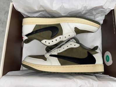 Travis Scott × Nike Air Jordan 1 Low OG SP "Reverse Olive"