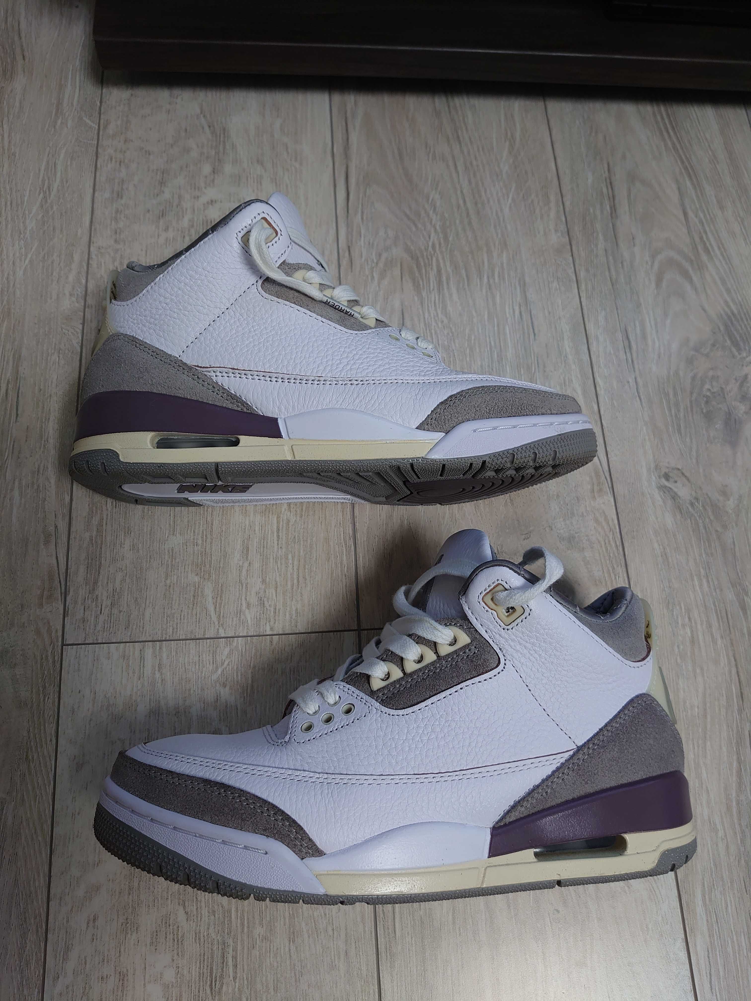 A Ma Maniere × Nike Women's Air Jordan 3 Retro SP "White/Medium Grey Violet Ore"