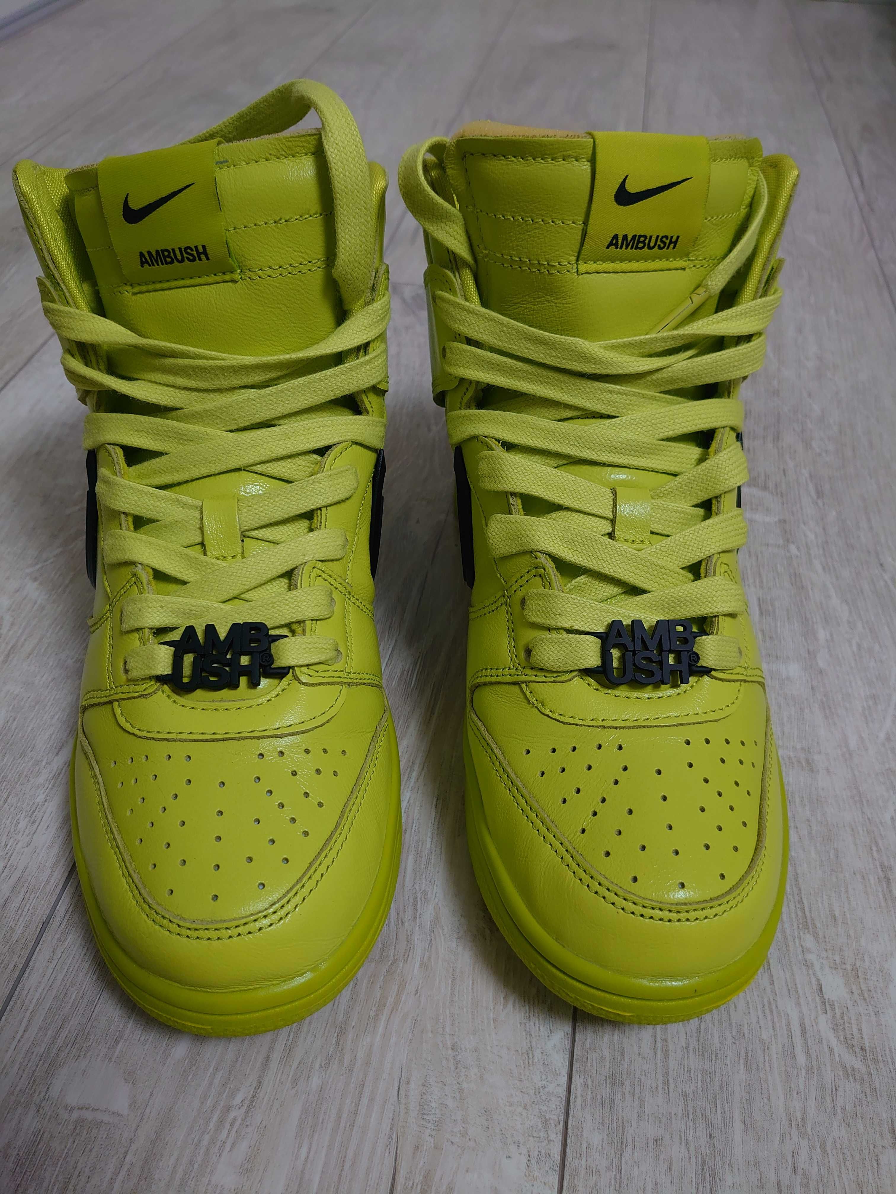 AMBUSH × NIKE DUNK HIGH "FLASH LIME"