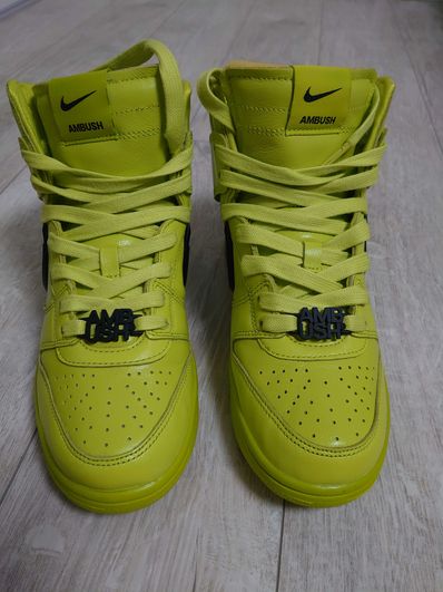 AMBUSH × NIKE DUNK HIGH "FLASH LIME"