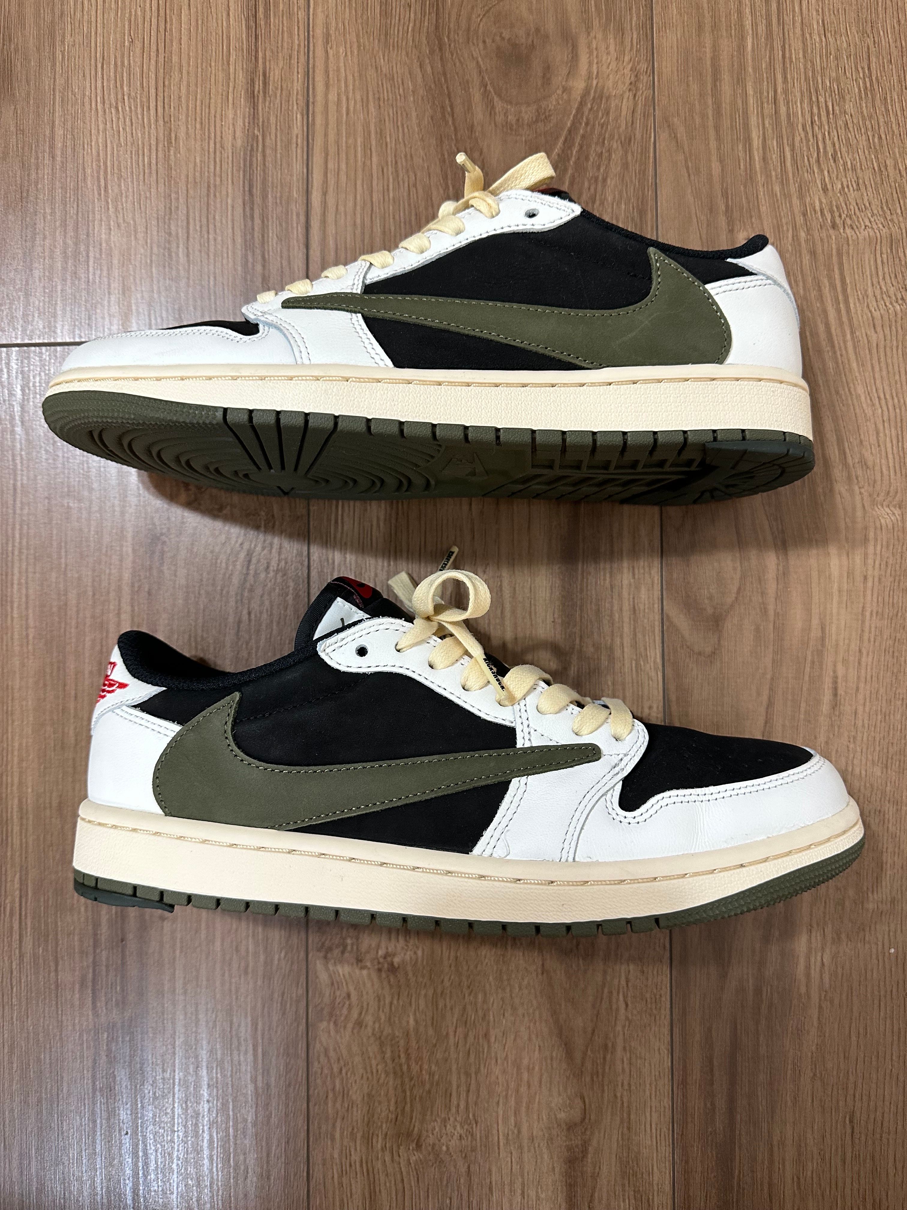 Travis Scott × Nike Women's Air Jordan 1 Low OG "Medium Olive"