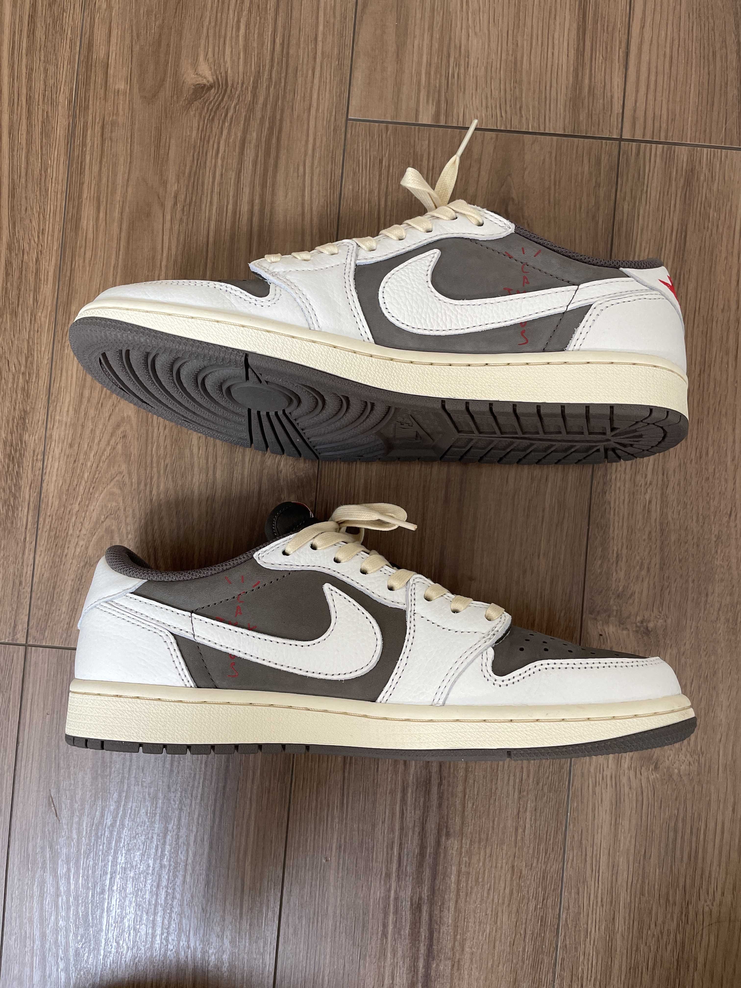 Travis Scott × Nike Air Jordan 1 Low OG SP "Reverse Mocha/Sail and Ridgerock"