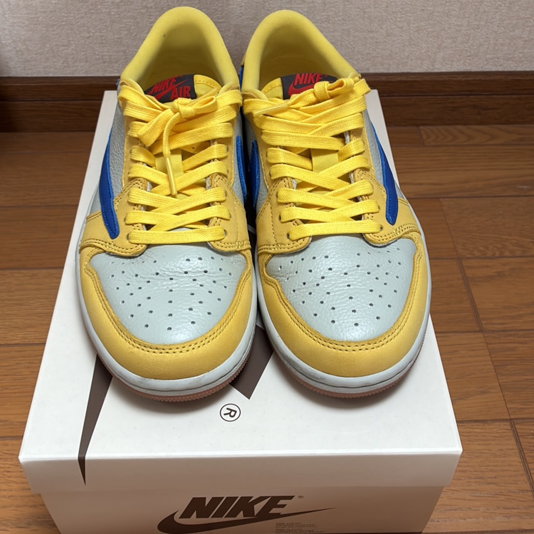 Travis Scott × Nike Women's Air Jordan 1 Retro Low OG "Canary"