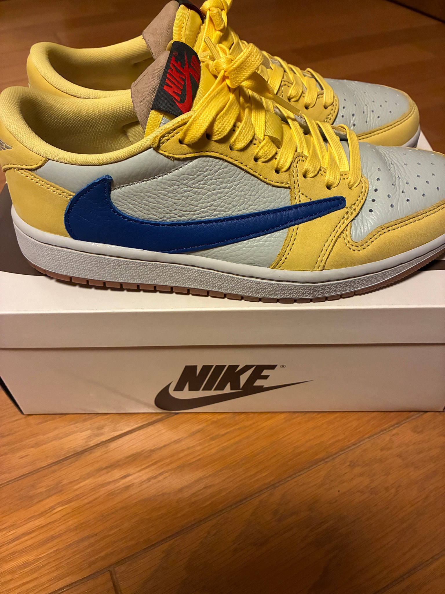 Travis Scott × Nike Women's Air Jordan 1 Retro Low OG "Canary"