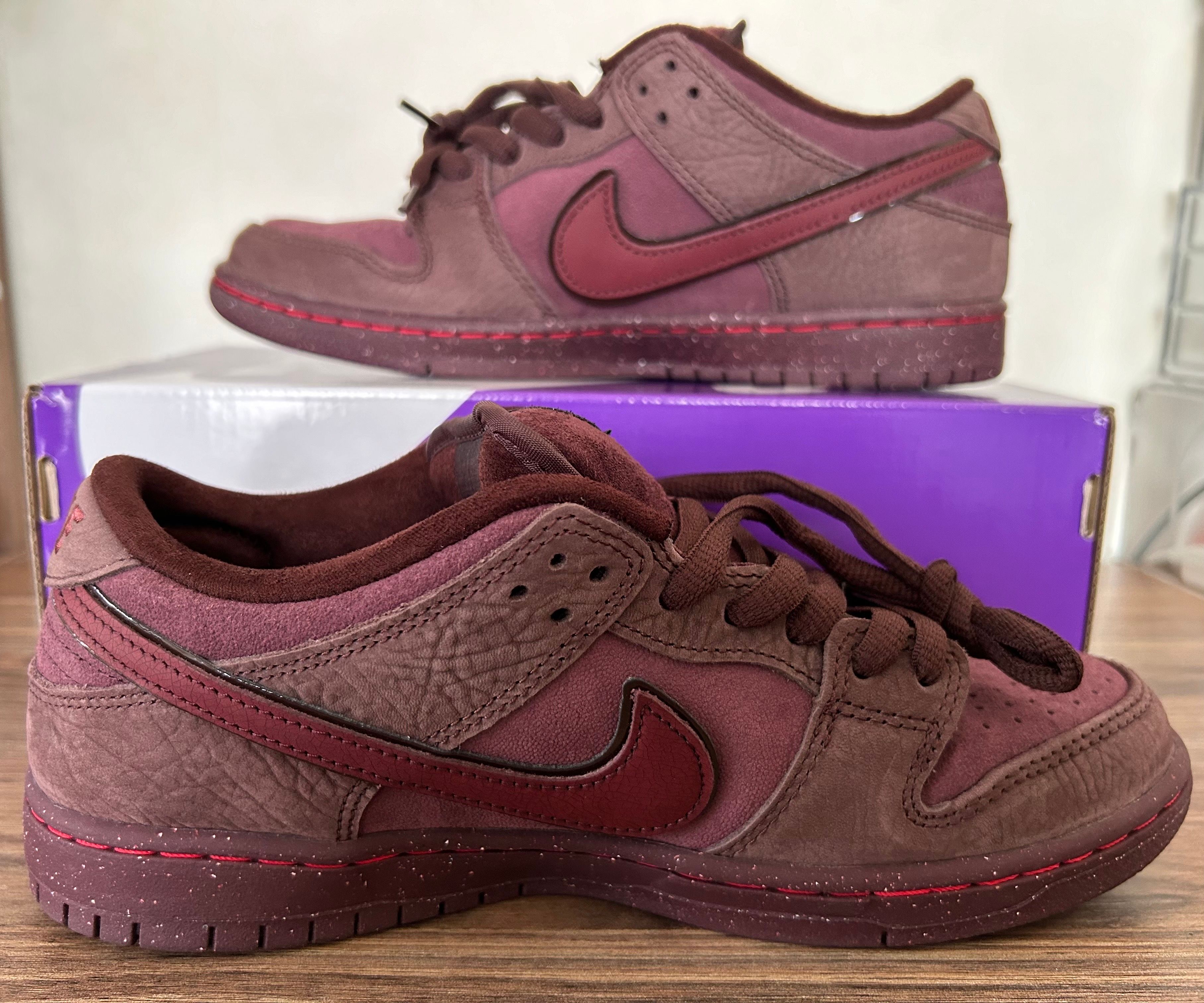 Nike SB Dunk Low PRM City of Love "Burgundy"