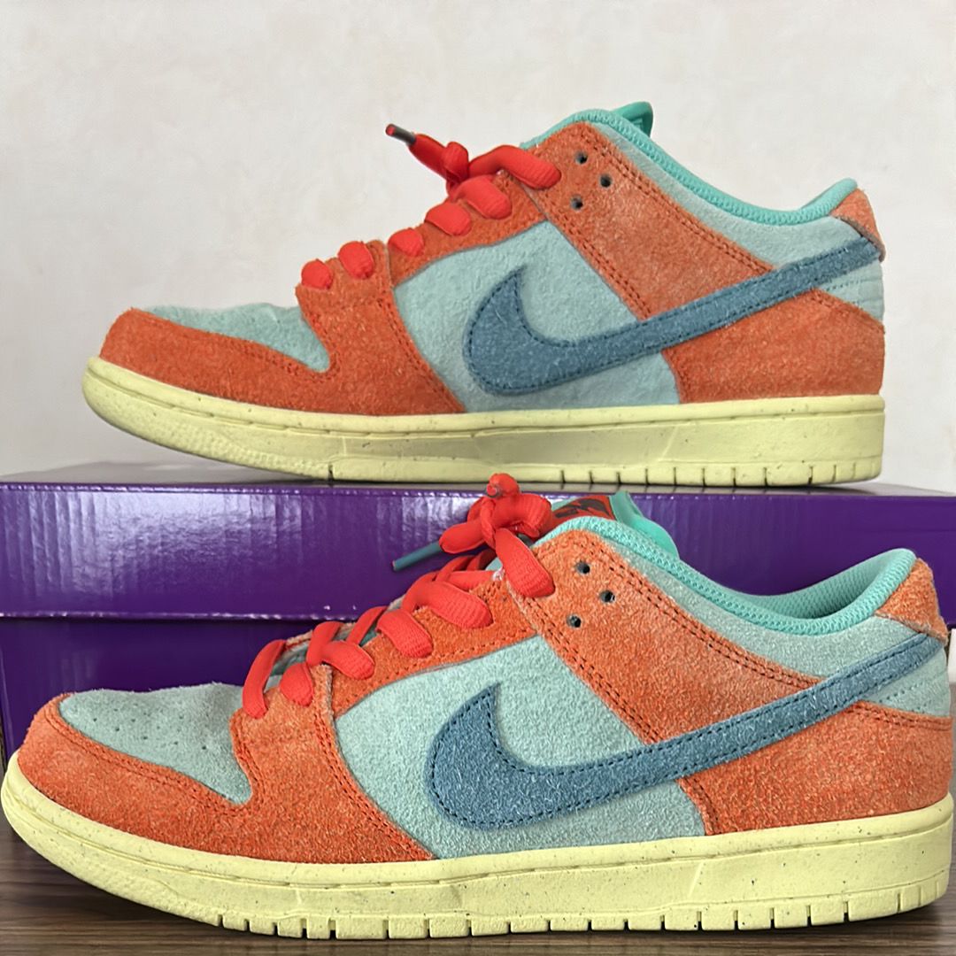 Nike SB Dunk Low Pro PRM "Orange and Emerald Rise"