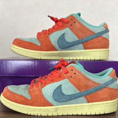 Nike SB Dunk Low Pro PRM "Orange and Emerald Rise"