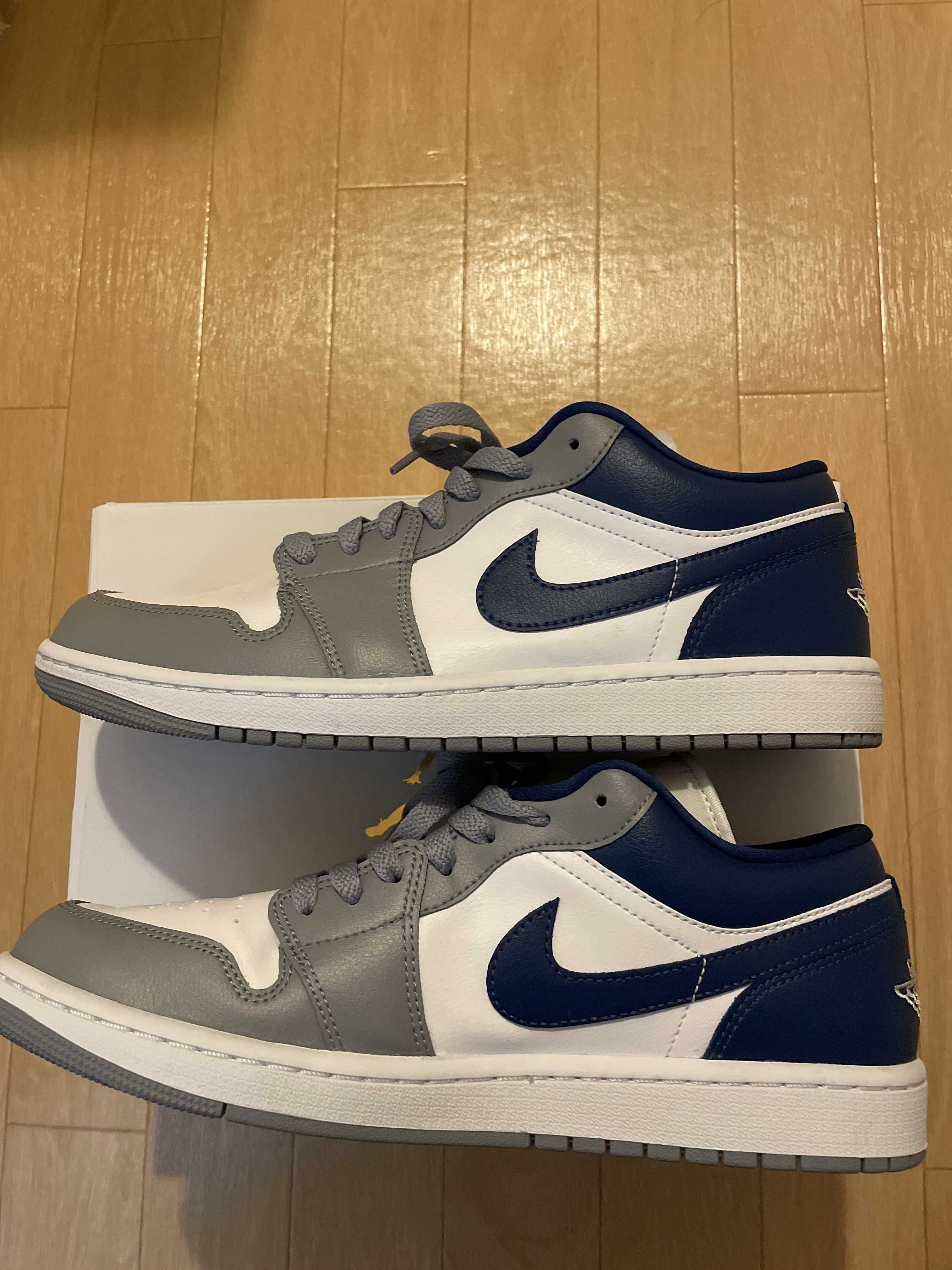 Nike Women's Air Jordan 1 Low "Grey and Blue"