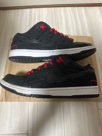 Wasted Youth × Nike SB Dunk Low "Black Denim"(Special Box) / VERDY