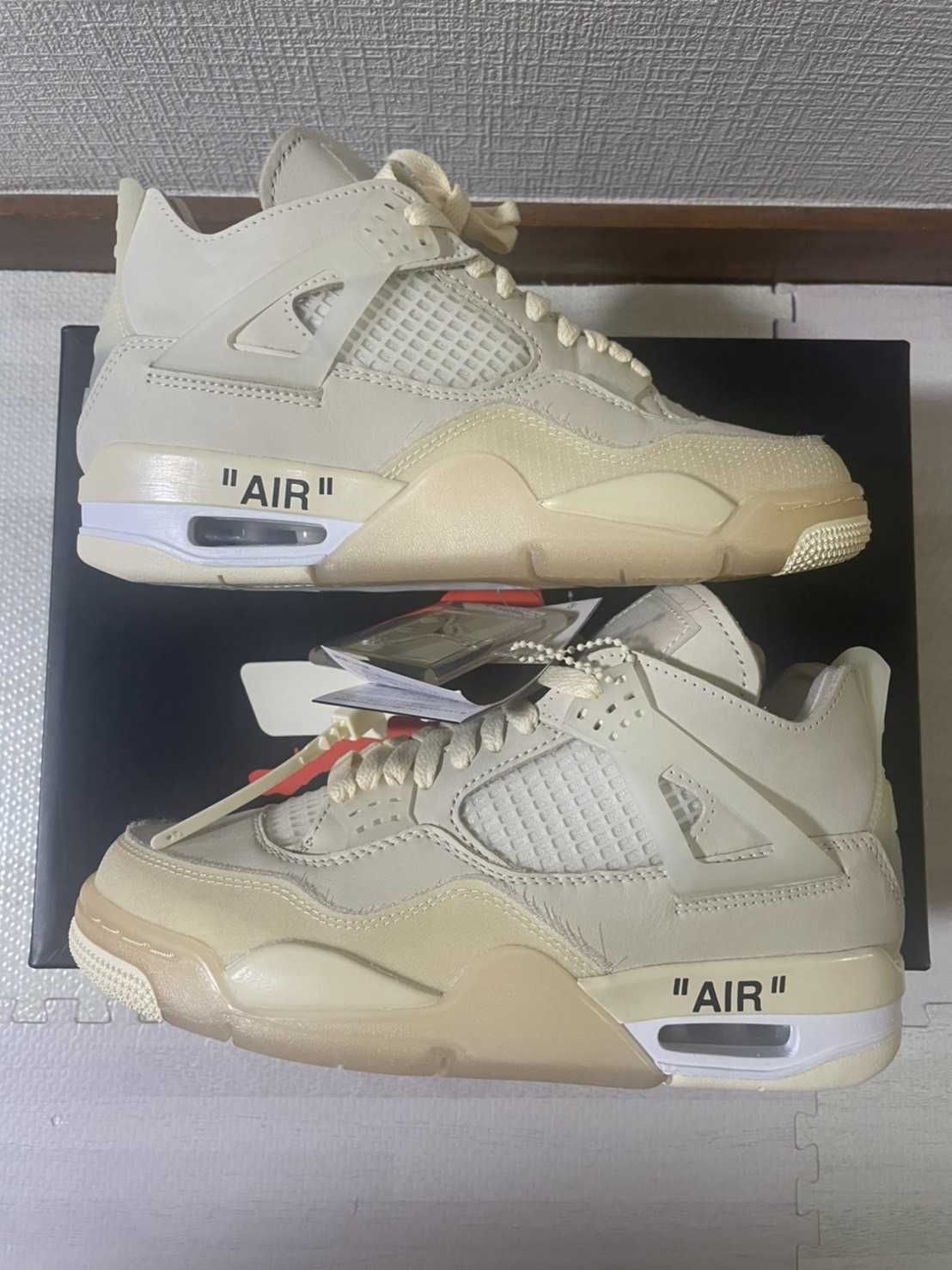 Off-White × Nike Women's Air Jordan 4 SP "Sail"