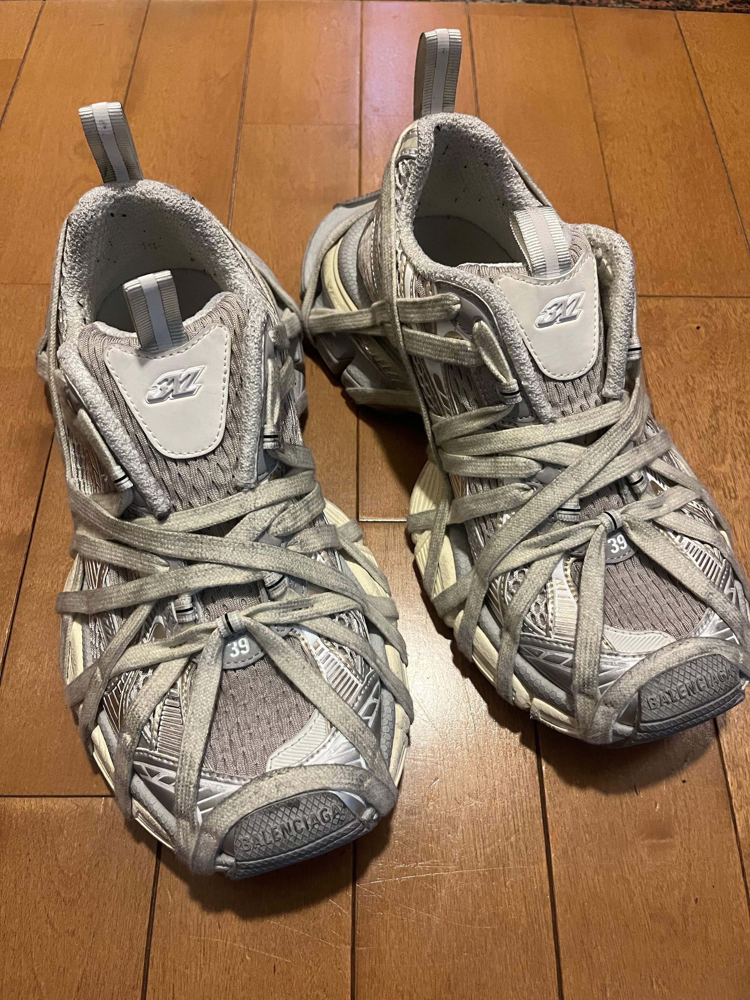 BALENCIAGA 3XL Extreme Lace Sneaker "Light Beige"