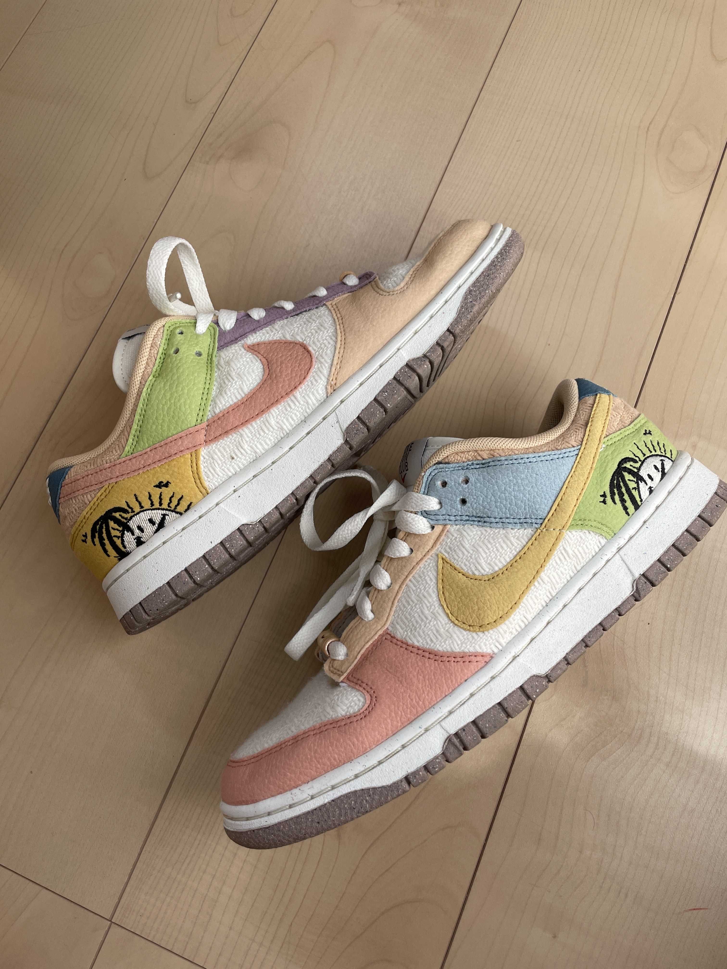 Nike Women's Dunk Low Sun Club "Sail/Sanded Gold/Light Madder Root"